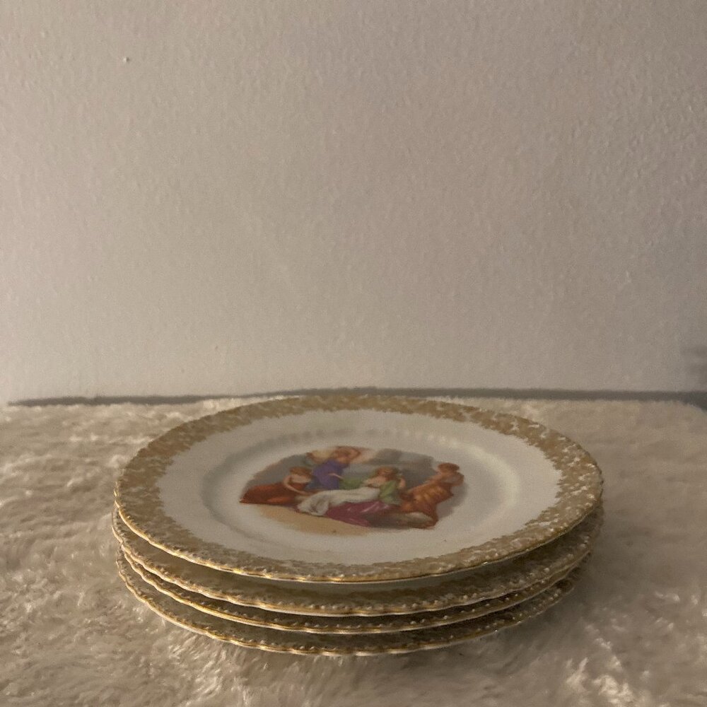 Victoria (Austria) 7.5" Porcelain Plates Set of (4)